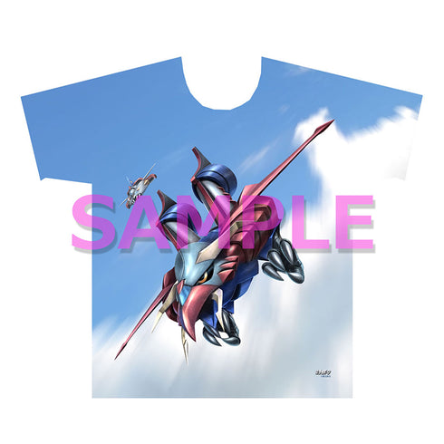 『勇者ライディーン』【描き下ろし】フルグラフィックTシャツ ゴッドバード